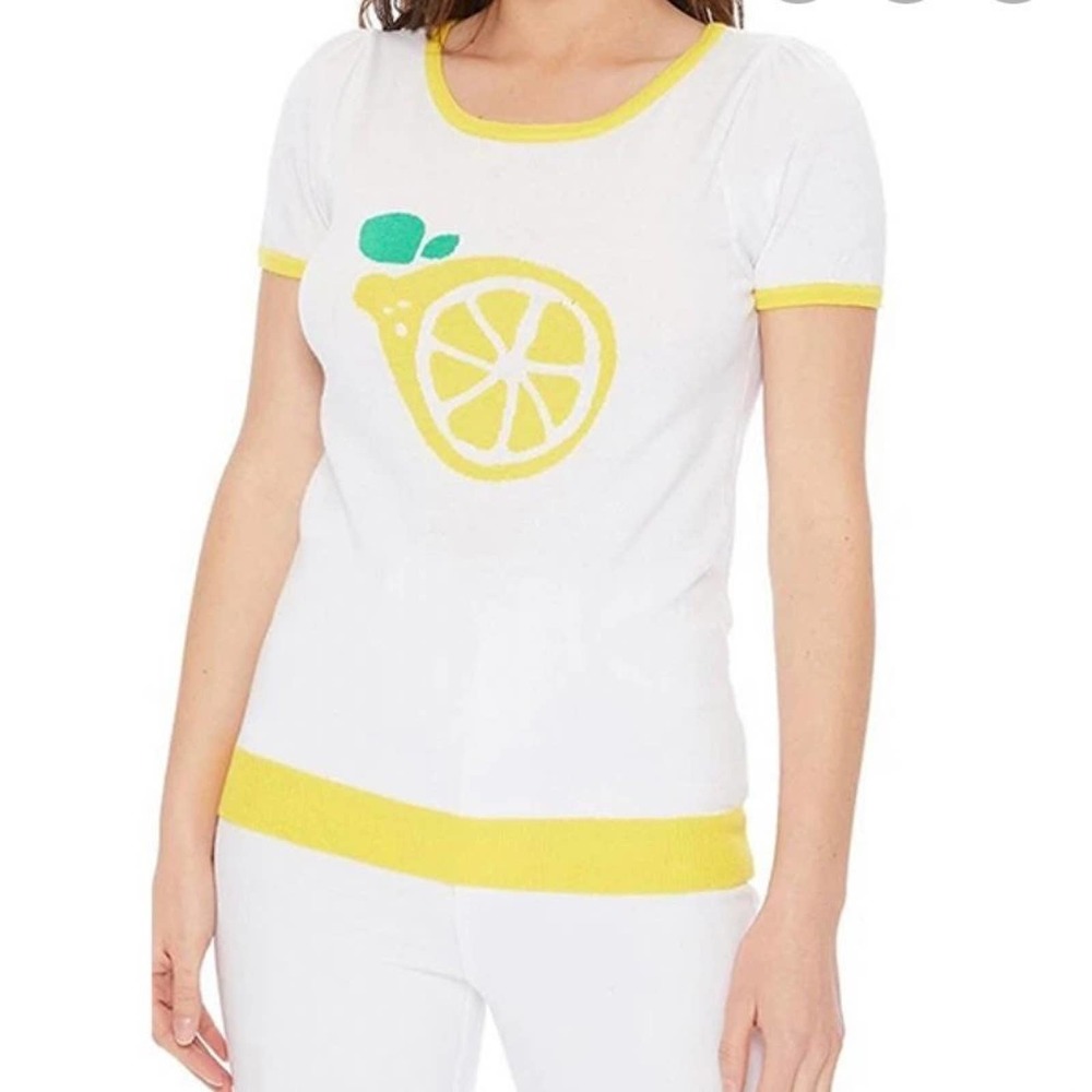 MAK Lemon Sweater Top